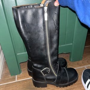 Harley Davidson Motorcycle Riding Boots Size 5.5